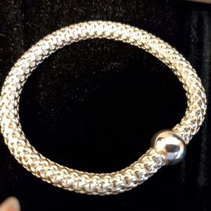 New Silpada Sterling Silver Chic Mesh Bracelet